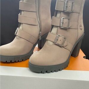 Timberland Women's Beige Lana Point Heeled Boots